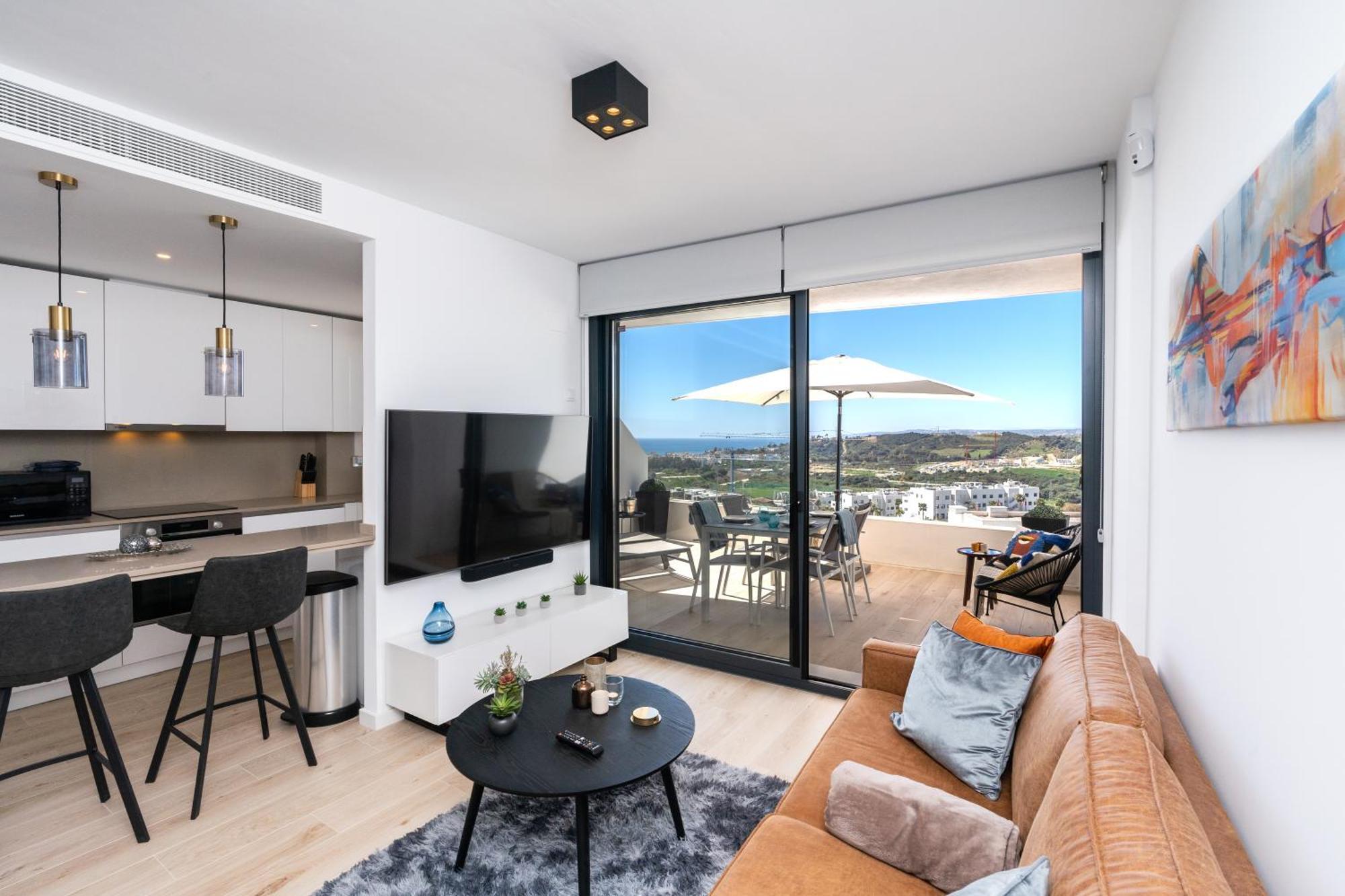 One80 Residences New Modern With Amazing Sea View To Gibraltar & Africa *